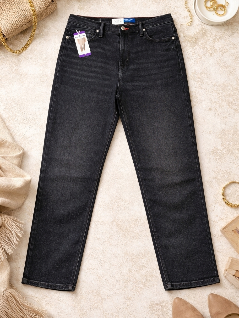 Scotch & Soda Amsterdam High Five High Rise Slim Straight Jeans Women’s Size 14